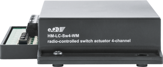 HomeMatic Wireless Switch Actuator 4-channel, wall-mount